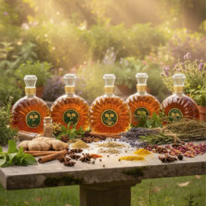 Rượu Đào Hoa Tửu Thùng 5 Chai